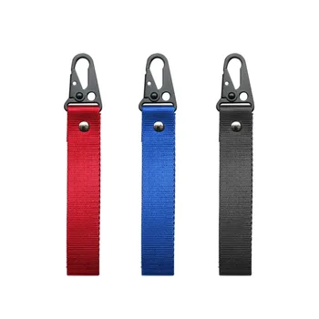 

Universal Car Keychain Lanyard Hanging Strap Key Rope with Clip Buckle Quick Release Key Chain Ribbon Webbing Strap Dropshipping
