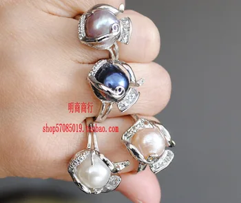 

MIX COLOR!! Fashion Freshwater 10-11MM Pearl Ring Jewelry Graceful Gorgeous Jewellery Nice Looking Accessory, 36pcs/lot
