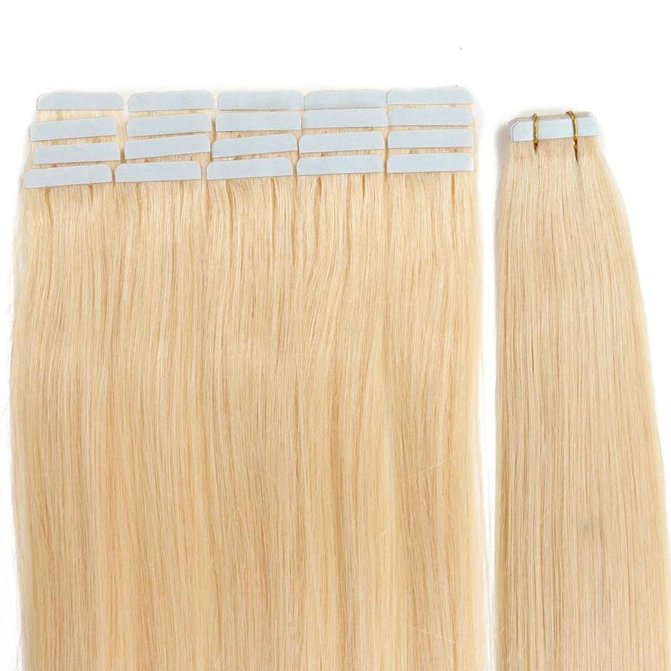 Пряди волос для наращивания Али BEAUTY невидимая лента Remy из искусственной кожи 613 #50