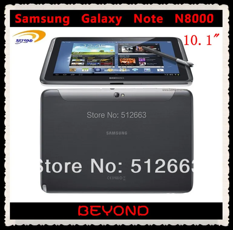 Samsung Galaxy Note 10,1 N8000 разблокирована Android 3G Quad-core мобильного телефона Tablet 10," WI-FI gps 5MP 16 ГБ