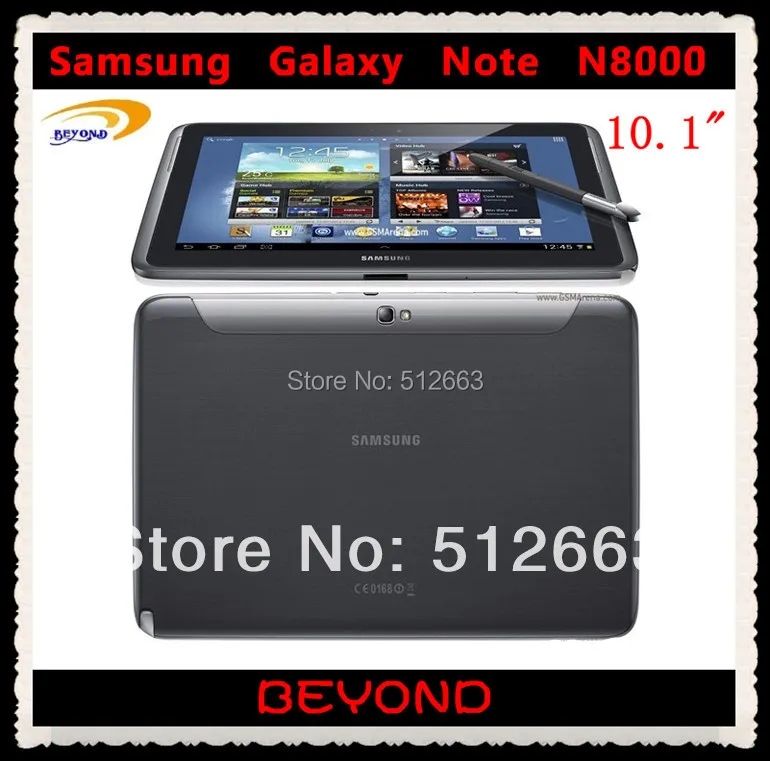Samsung Galaxy Note 10.1 N8000 Original Unlocked Android 3G Quad core Mobile Phone Tablet 10.1