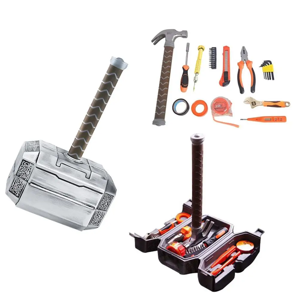 

2019 Household DIY Multifunctional Thor Hammer Tool Set Corrosion Resistant Hammer Set Durable Tool Kit