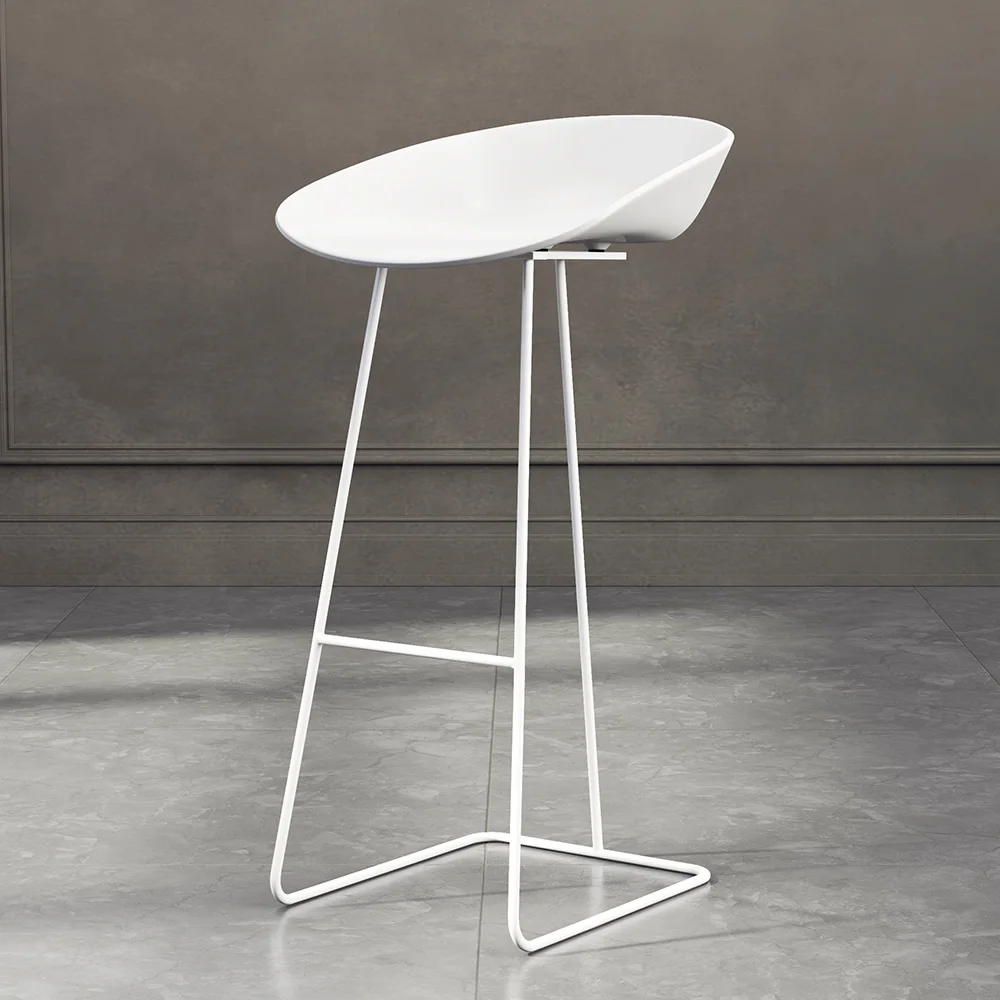 Nordic bar stool wrought iron gold bar stool modern minimalist home backrest high chair creative gold bar chair Nordic bar stool wrought iron gold bar stool modern minimalist home backrest high chair creative gold bar chair