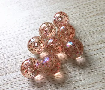 

20MM/16MM/12MM (Choose the size) Built-in glitter red color clear AB Chunky beads for Necklace Jewelry