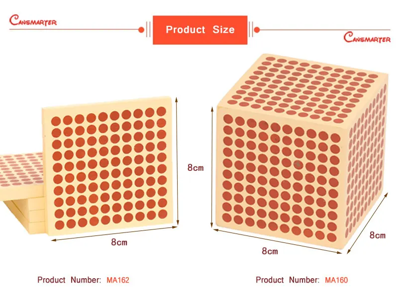 Буковые деревянные квадраты кубики математические игрушки Монтессори образование Обучающие цифры игровые материалы математические игрушки головоломки дошкольные средства