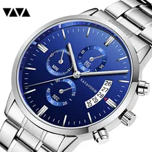 VA VA VOOM Mens Watches Top Brand Luxury Calendar Fashion Watch 3Bar Waterproof Quartz Wristwatches relogio masculino VA-G001 цена VA VA VOOM Mens Watches Top Brand Luxury Calendar Fashion Watch 3Bar Waterproof Quartz Wristwatches relogio masculino VA-G001 цены онлайн