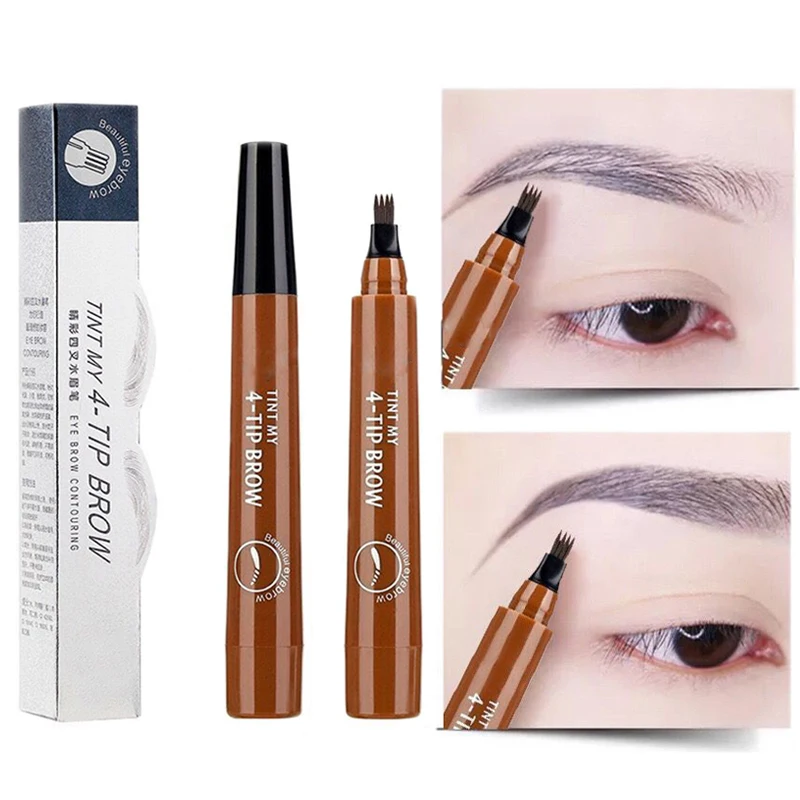 

Microblading Eyebrow Pen Waterproof Fork Tip Eyebrow Tattoo Pencil Long Lasting Professional Fine Sketch Liquid Eye Brow Pencil