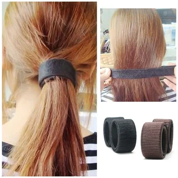 

Hair Accessories Donut Bud Head Ball Weaving Magic DIY Tools Sweet French Cuisine Made with Flower Taro Hair Dish