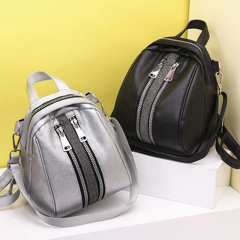 Las mujeres mochila de cuero de la PU de alta calidad mochilas para adolescentes chicas mujer la escuela bolso de hombro mochila tipo de carcasa mochila XA504H Las mujeres mochila de cuero de la PU de alta calidad mochilas para adolescentes chicas mujer la escuela bolso de hombro mochila tipo de carcasa mochila XA504H