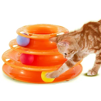 

Large Size Educational Toys Pet Toy Cat Toy Turntable Interactive Toys For Children with Pets Dogs