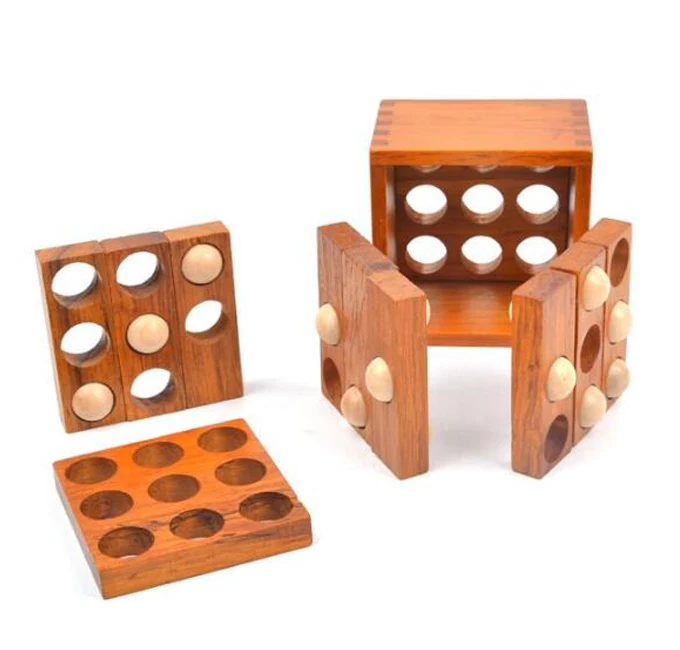 Лубанский замок головоломка тридцать шесть стратегии Логические Интеллектуальные игры деревянные пазлы Игрушки для детей и взрослых
