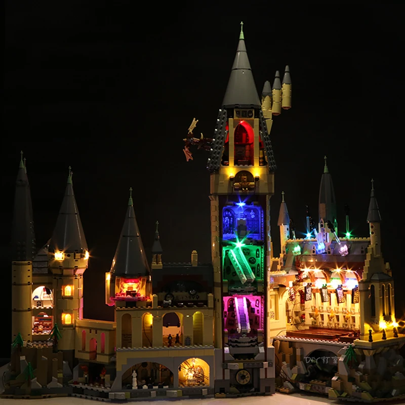Светодиодный светильник совместимый с Lego 71043 Гарри кино 16060 создатель Хогвартс