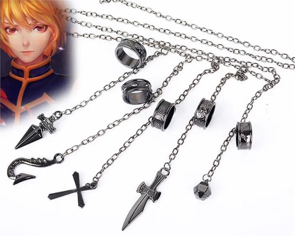 Высококачественное кольцо на палец Hunter x Kurapika five darts цепочка аксессуары для