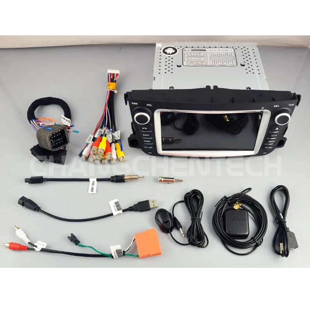 Top Latest Octa Core Android 9 IPS Touch Screen Car Radio Navigation For Mercedes-BENZ SMART with Built-in WiFi Bluetooth GPS DVD 9 5