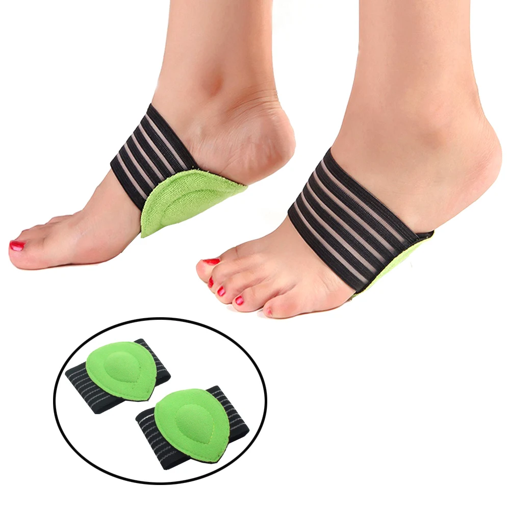 1Pair Fashion Foot Massage Mat Elastic Soft Cushioned Supports Relief ...