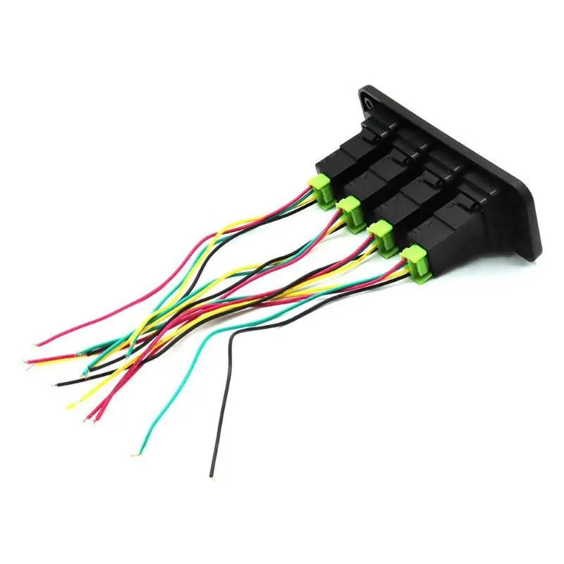 VODOOL w/ 150mm12V 4 кнопочный синий светодиодный переключатель вкл./выкл. панель