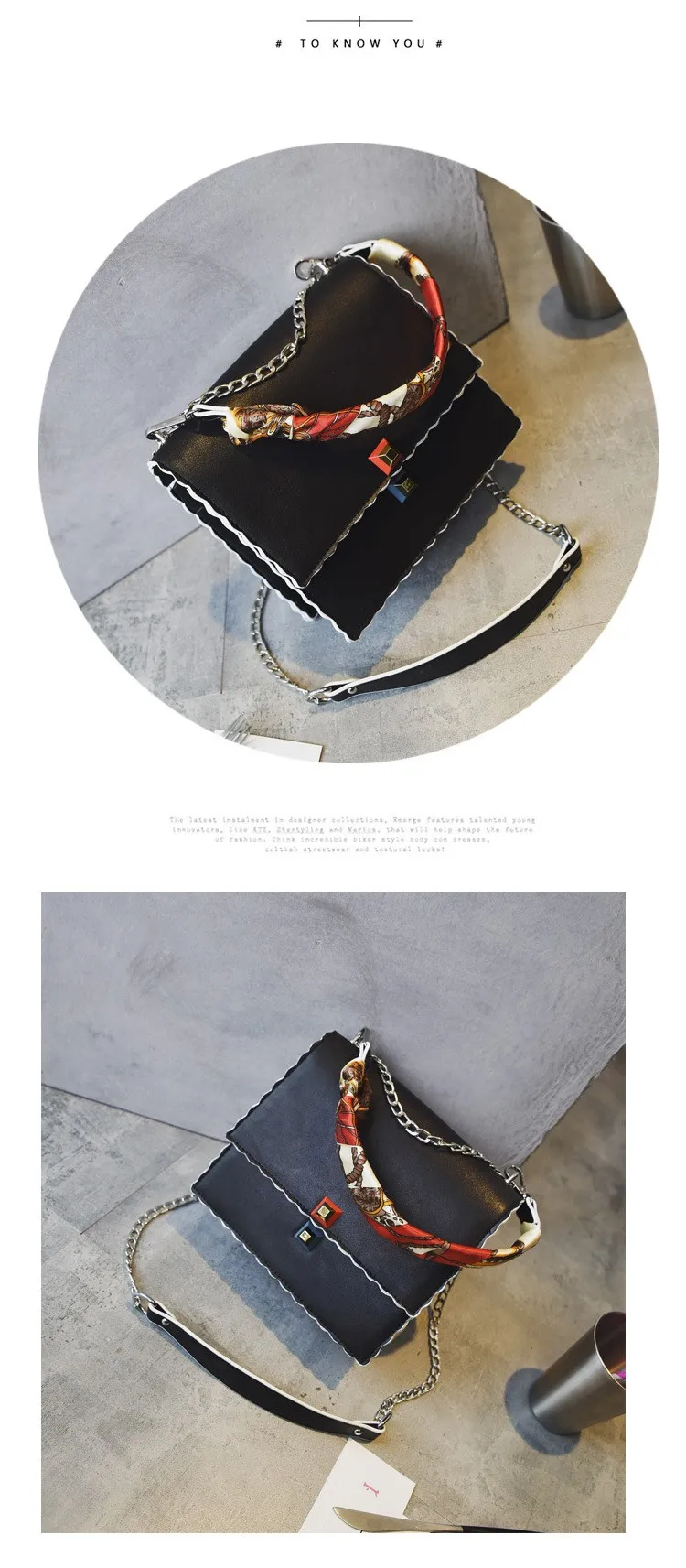 18 Women Handbags Autumn And Winter New Scarf Small Square Package Korean Fashion Multi-layer Packet Chain Shoulder Messenger Bag