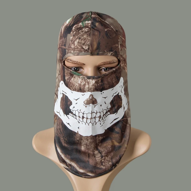  Multicam Balaclava Realtree Camouflage Tactical Paintball Wargame Military Airsoft Army Helmet Line