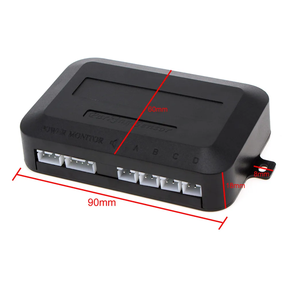 Light Heart Car Auto Led Parking Sensor Parktronic Display 4 Sensors Reverse Backup Assistance Radar Detector Monitor System