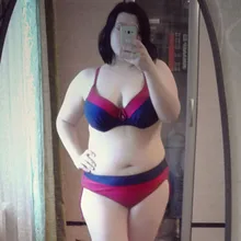 2017 плюс размер комплект бикини купальный костюм push up bikinis женщины Большой Кубок Бикини установить Женщин Купальники Сексуальный плюс размер купальник