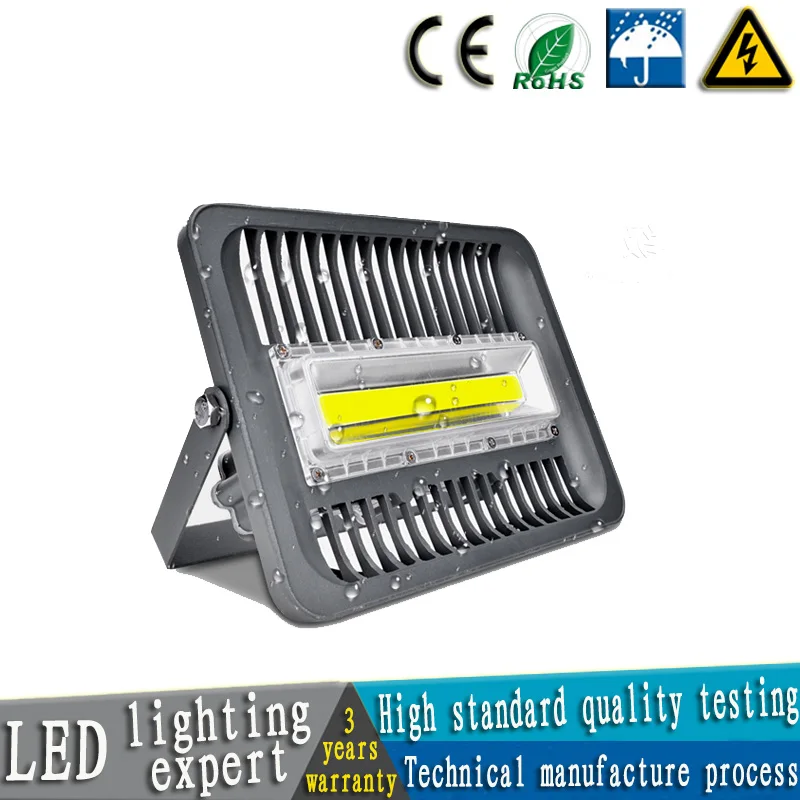 AC220V 30w 50w 100w 150W Real Watt LED Flutlicht COB Chip Ersatz Wasserdichte 65 Scheinwerfer für Garten Landschaft Sicherheit-in Scheinwerfer aus Licht & Beleuchtung bei