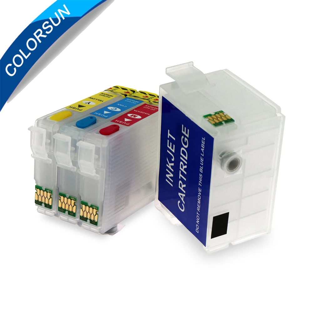 Многоразовый картридж с чернилами для epson 252 T2521 T252XL дуговым чипом Справочной