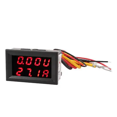 

DC 0-300V 0-50A Red LED Dual Digital Display Panel Voltmeter Ammeter Meter
