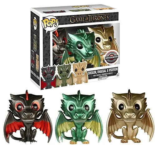 

Funko pop Game of Thrones DROGON RHAEGAL VISERION JON SNOW ROBB Vinyl Figure Collectible Model Toy with Box