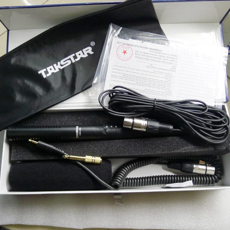 Takstar SGC 578/SGC 578 Shotgun микрофон для речи/интервью/конференции высокая