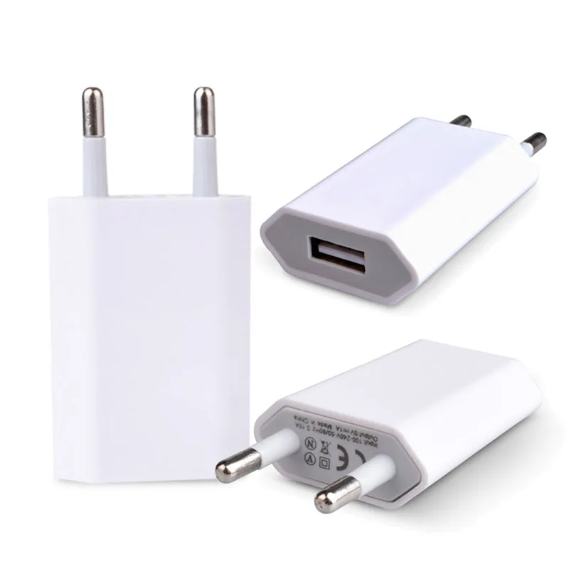USB Charger 5V1A Universal Portable Travel Wall Charger Adapter for