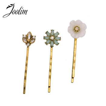 

JOOLIM Gorgeous Crystal Accessories Barrettes 3pcs/ set Hair Jewelry Free Shipping Nickel and Lead Free