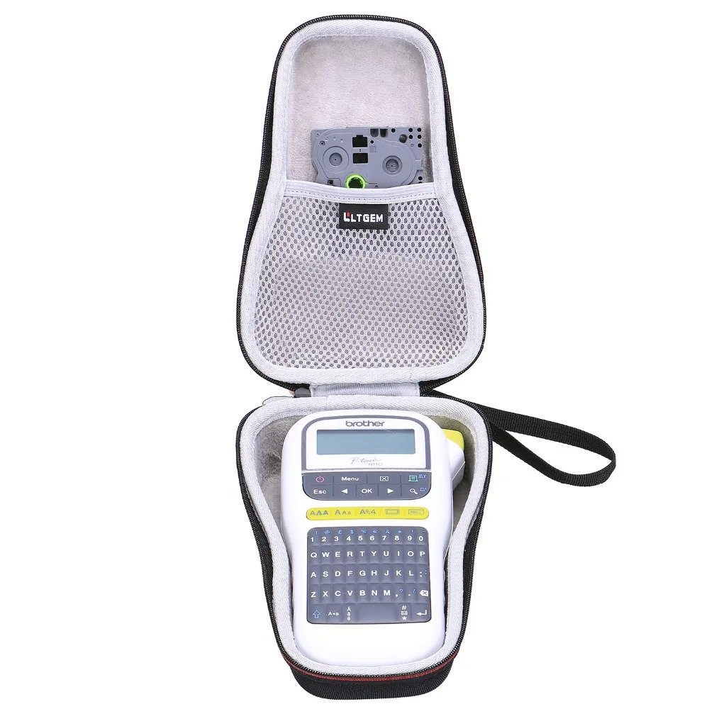 LTGEM إيفا غطاء واقٍ مزخرف لهاتف آيفون لأخيه P اللمس PTH110 و PT-H100 سهلة المحمولة التسمية صانع-السفر واقية حمل حقيبة التخزين