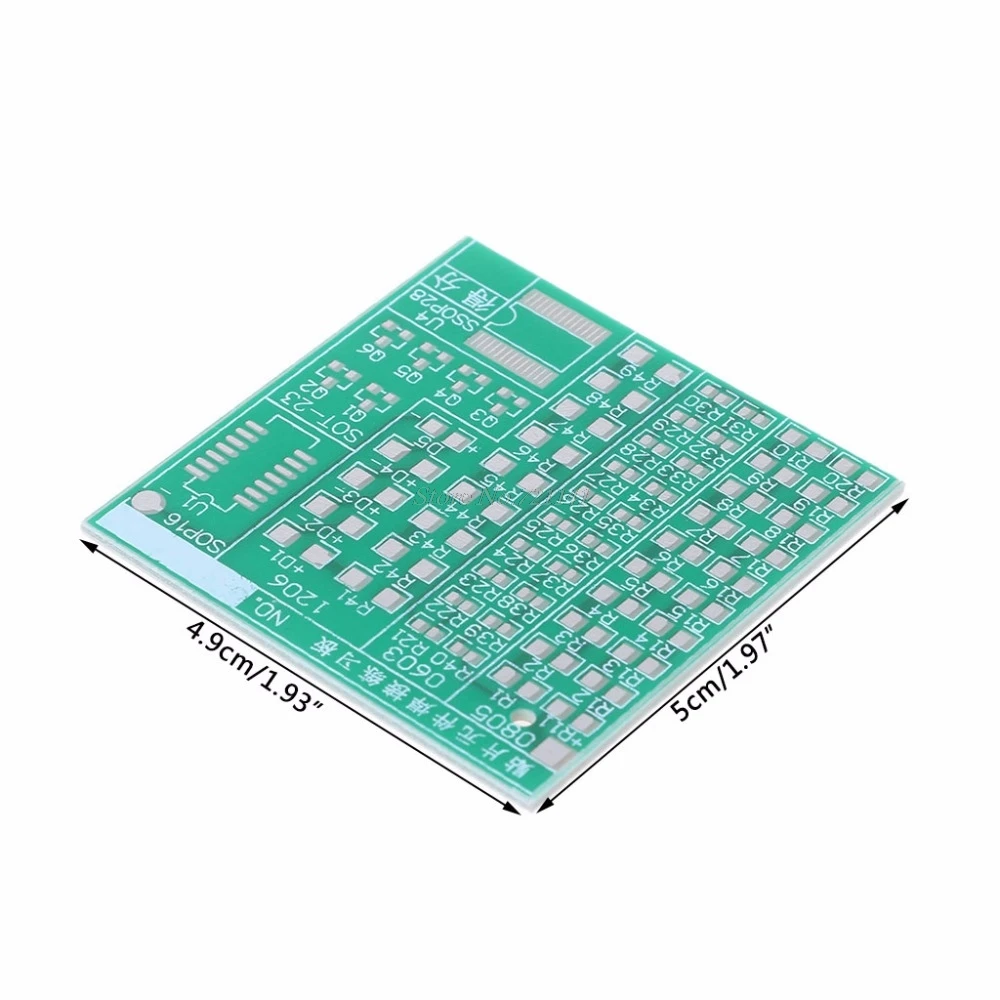 SMT SMD компонентная сварочная тренировочная доска для пайки электронный набор DIY