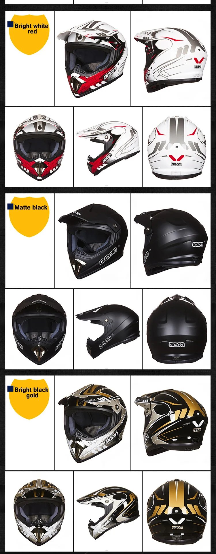 BEON B-600 внедорожный шлем для горного велосипеда шлемы для грязного велосипеда ATV Внедорожный гоночный шлем для мотокросса