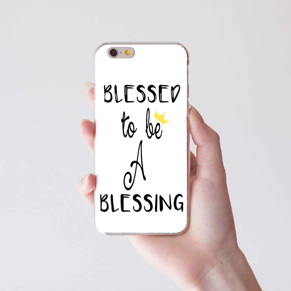 Blessed to Be A Blessing Print Phone Case Cover for iPhone 6-in Half ...