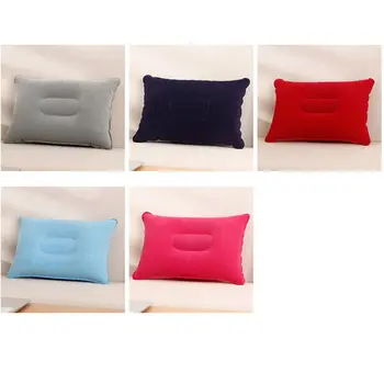 

Portable Inflatable Outdoor Travel Pillow Air Pillow Beach Car Cushion Car Head Rest Hiking Pillow Gray