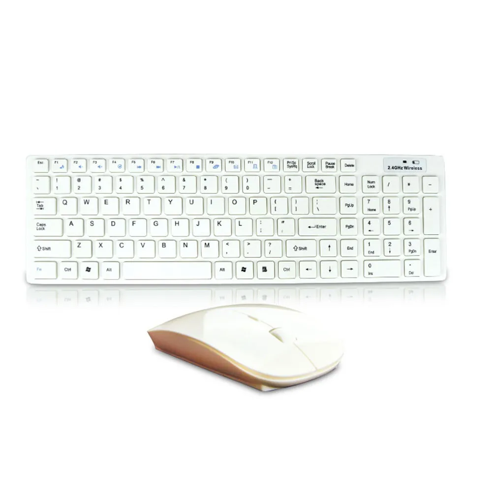 OMESHIN Высокое качество ультра тонкий белый 2,4 г беспроводная клавиатура и оптическая мышь аналогичная Эргономичная подставка для рук для PC Gamer