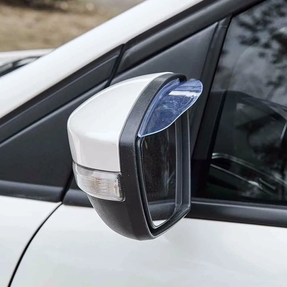 2 개 차 Rear 뷰 측 Mirror 비가왔으믄 져 & 눈썹 PVC 비가왔으믄 져 & Shield 눈 Guard 썬 챙