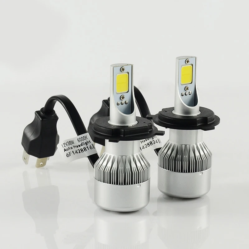 

Factory Car light Bulbs Led H4 H7 H1 9004 9007 H13 9005 9006 880 Silver Car Headlight 12v Led light