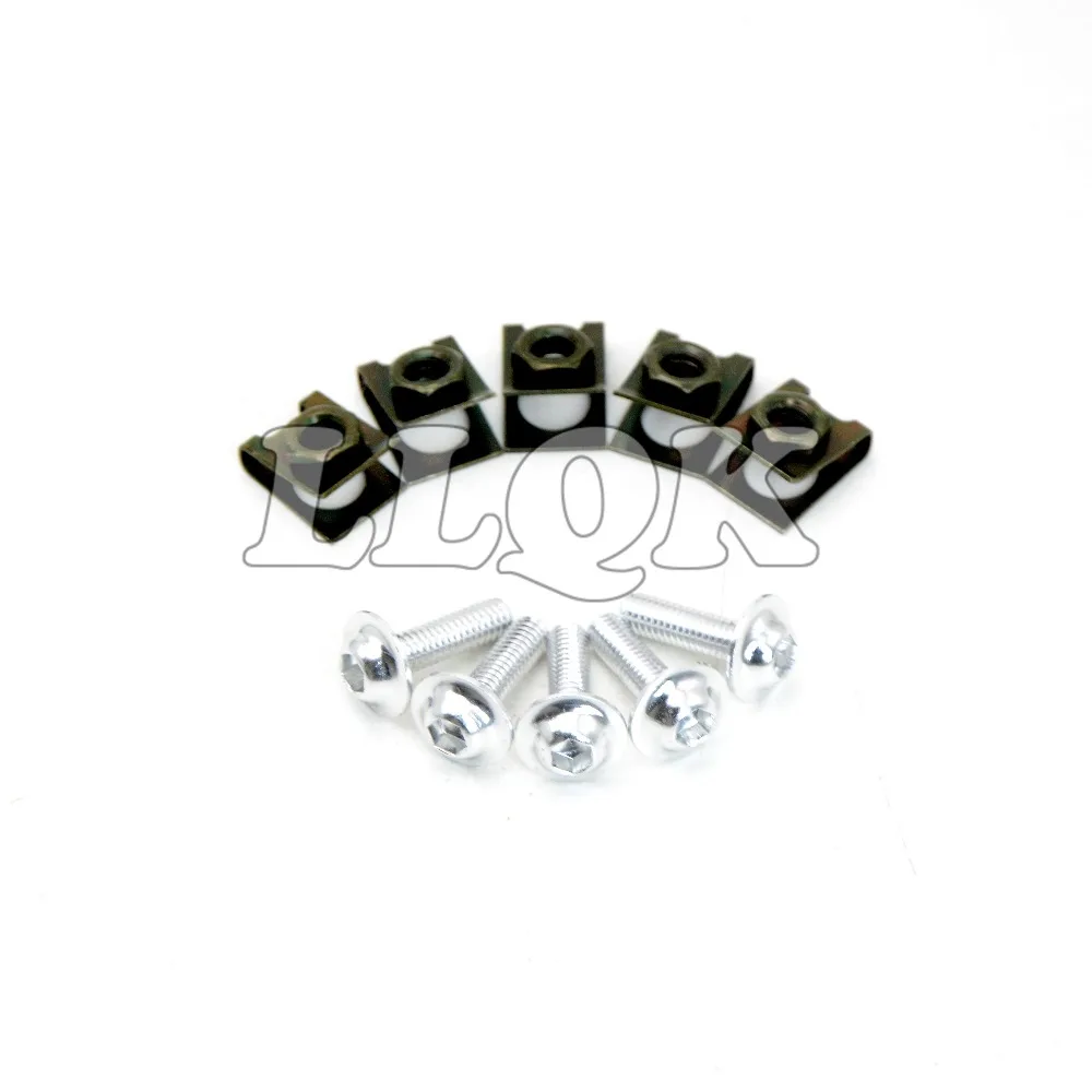 

10pcs 6mm CNC Motorcycle Fairing body work Bolts Screws For Yamaha XJ6 DIVERSION 09-2015 2010 2011 2012 2013 2014 YZF R1