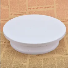 1 шт. 27.5 см Пластик торт проигрыватель вращающийся украшения торта проигрыватель противоскольжения Круглый Торт Стенд поворотный стол фунтов 030