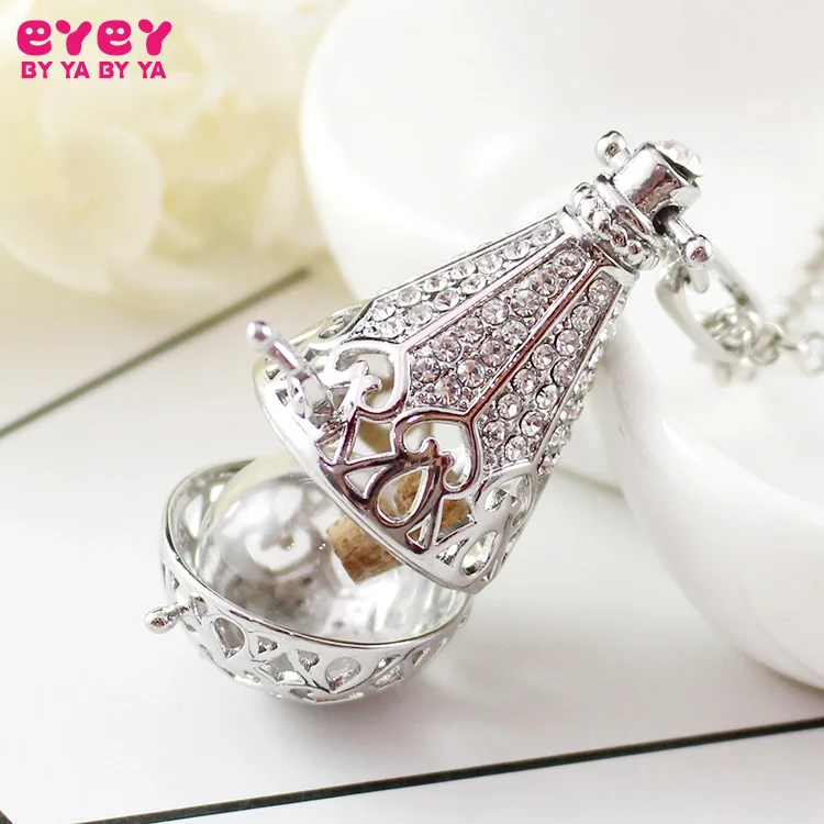 

1PC Large Teardrop Locket with Fillable Glass Orb Keepsake Locket Urn Jewelry Urn Hair Locket Pendant Cremation Jewelry