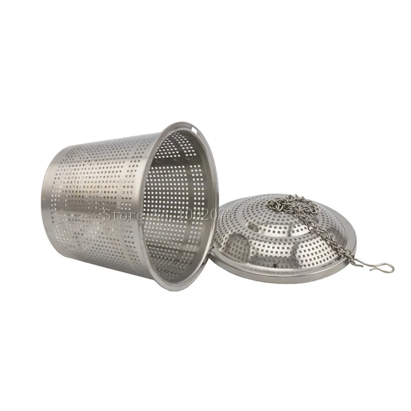 Homebrew Stainless Steel Hop Steeper Herb Ball Dry Hopping Beer Hops Mesh Screen (4)