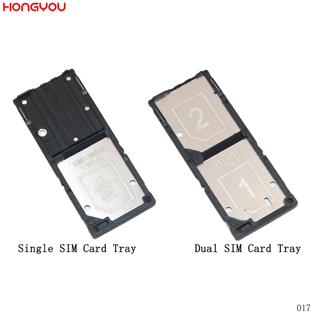 10 шт./лот для Sony Xperia C3 D2533 D2502 S55T S55U одиночный и Дольный держатель sim карты лоток со