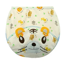 Cartoon Baby Underwear Baby Boys Girls Bread Pants Animal Style Cloth Diaper Leather Pants Training Trousers