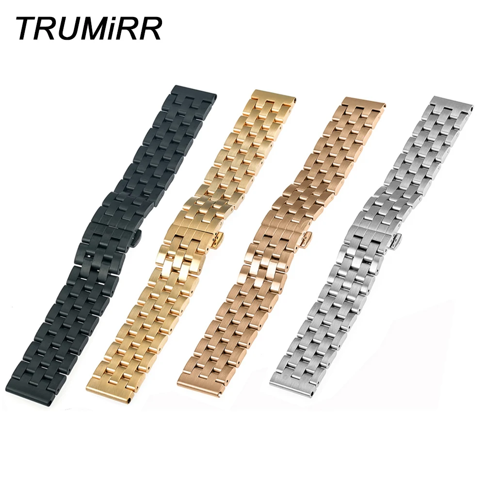 20mm22mmQuickReleaseStainlessSteelWatchBandUniversalWrist