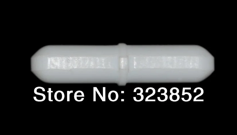 Мешалки Dia7x25mm Тефлон PTFE смолы покрытием. Магнитная Octagon-Shaped.Stir стержней с центром литой Поворотный кольцо упаковке 10