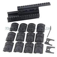Аксессуары для охотничьей винтовки Airsoft Tactical AK 74U Airsoft Quad Ris Rail Scope Mount Handguard Rail 12 шт. Picatinny Cover