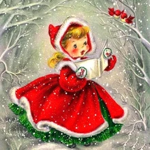 Diamante bordado natal menina pintura diamante quadrado completo/redondo imagem de strass nova chegada diamante mosaico
