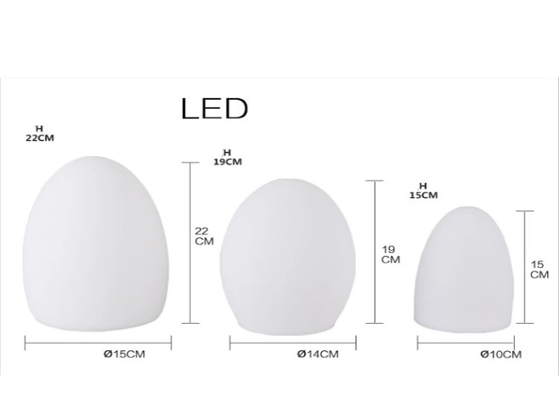 Nordic современный оригинальная Ночная подсветка настольные лампы зарядки с подсветкой яйцо форма Люстра для гостиничного номера идеи